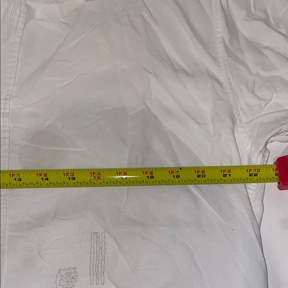 Men's Cream Embroidered Button-Down Shirt - Picture 4 of 4